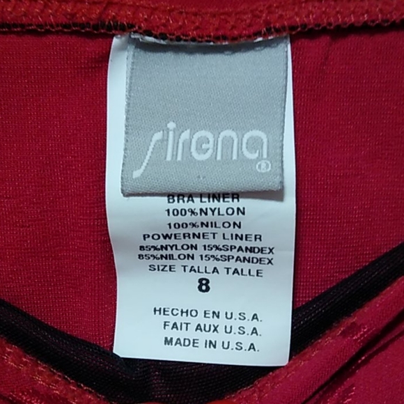 *VINTAGE* Sirena Tankini 2 Piece bathing suit - Picture 8 of 10